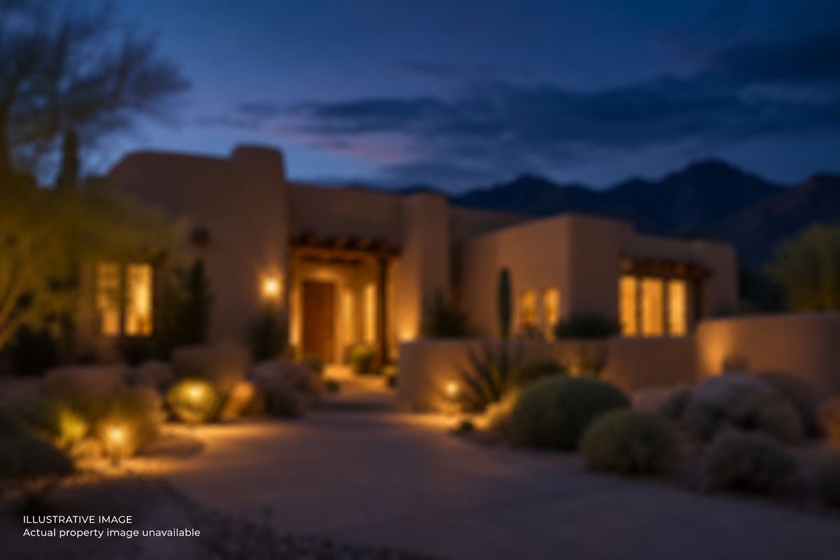 Illustrative image — a representative adobe home. Not a photograph of this property.